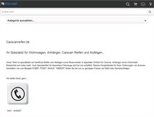 Tablet Screenshot of caravanreifen.de